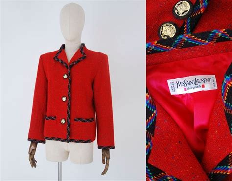 ysl red jacket|More.